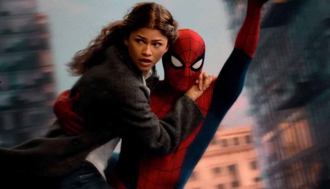 Spider-Man schwingt mit MJ zwischen Hochhäusern durch New York